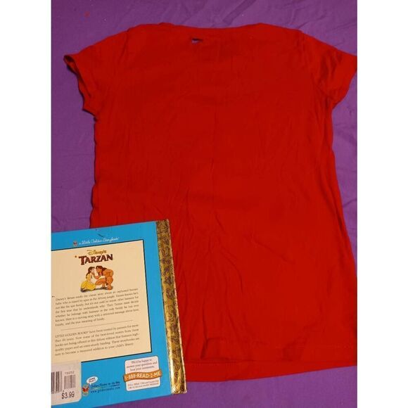 Minnie Mouse Girls Top - Size: L (0659) includes Disney's book: "Tarzan" - Picture 5 of 7